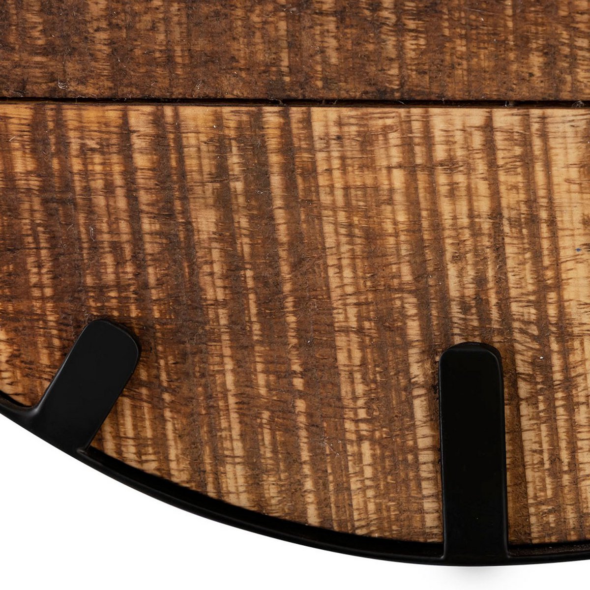 Wall clock wood ø 30 cm living room clock modern round made of wood vintage silent made of mango wood