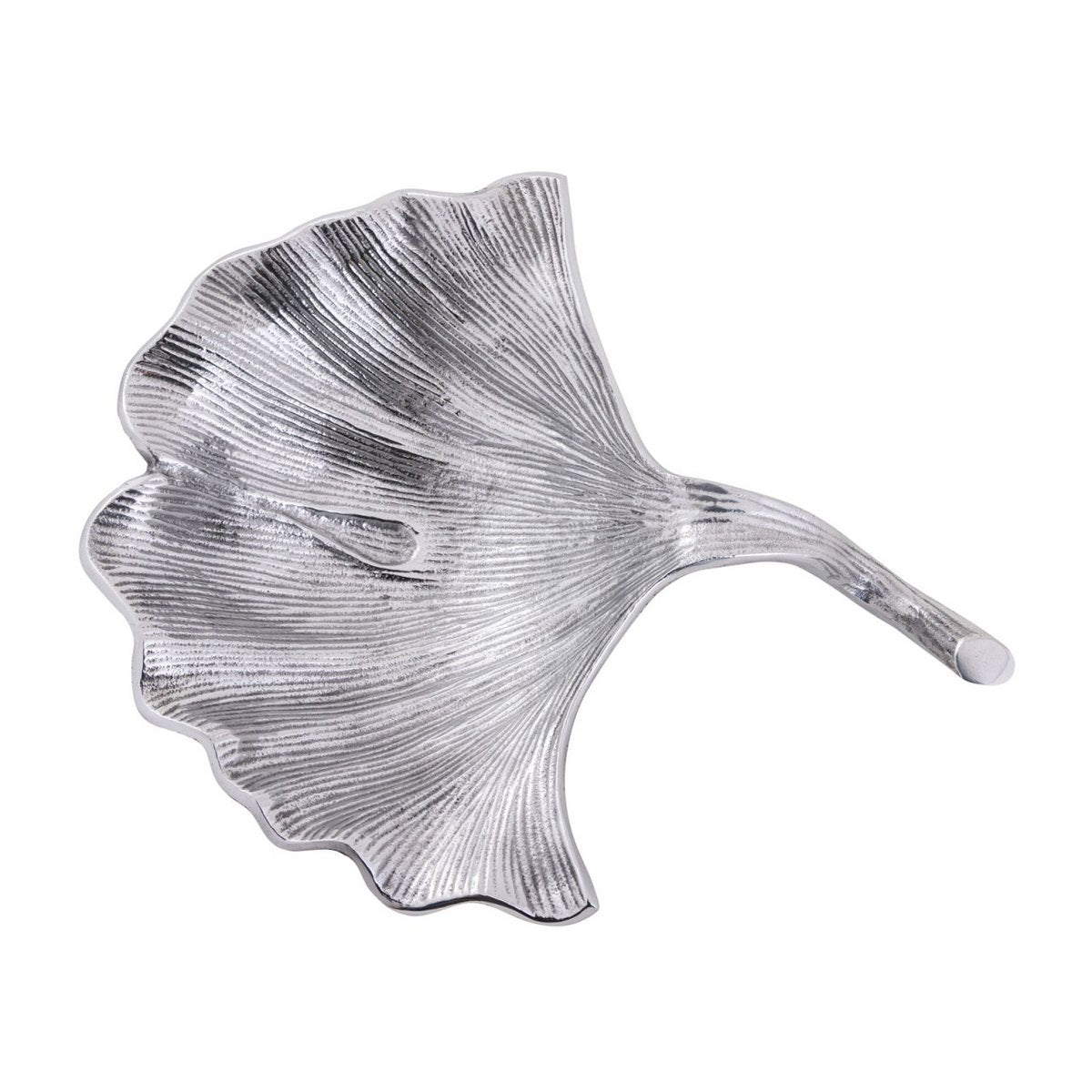 Decorative bowl bowl Masterbox 12-piece aluminum ginkgo large gold or silver leaf bowl