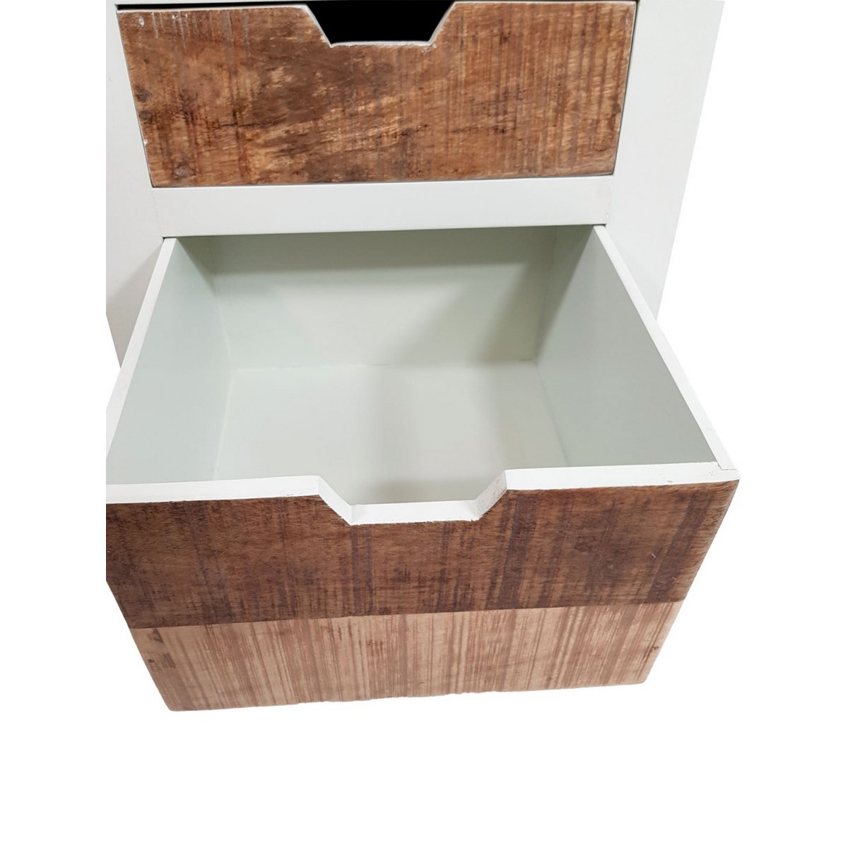 Drawer chest of drawers W 40 H 92 cm drawer tower sideboard California white mango wood
