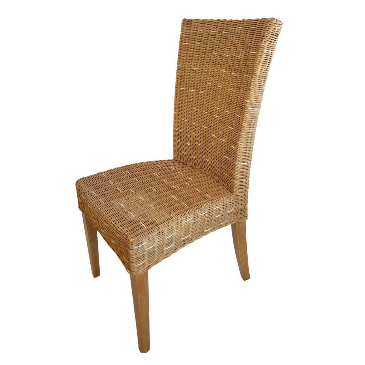 Dining room chair rattan chair winter garden chair wicker chair Cardine cappuccino natural
