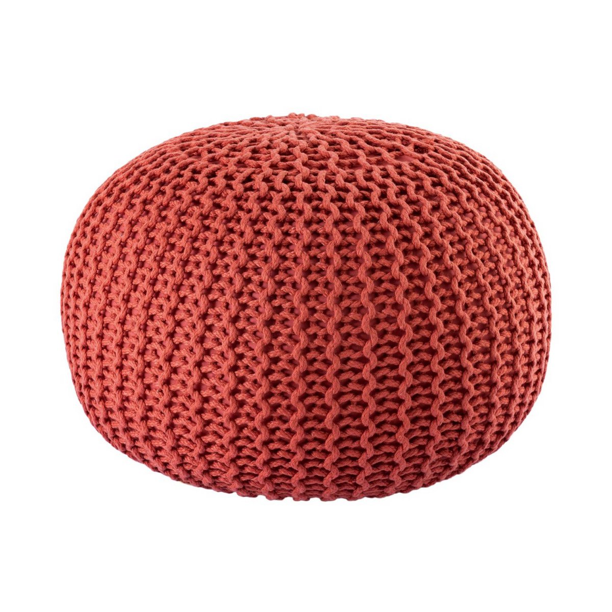 Seat pouf ø55cm pouf knitted stool knitted pouf PREMIUM indoor patio pool garden sustainable