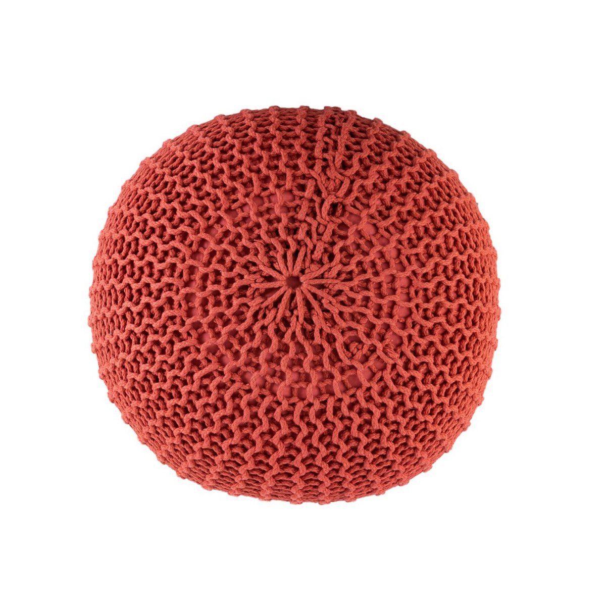 Seat pouf ø55cm pouf knitted stool knitted pouf PREMIUM indoor patio pool garden sustainable
