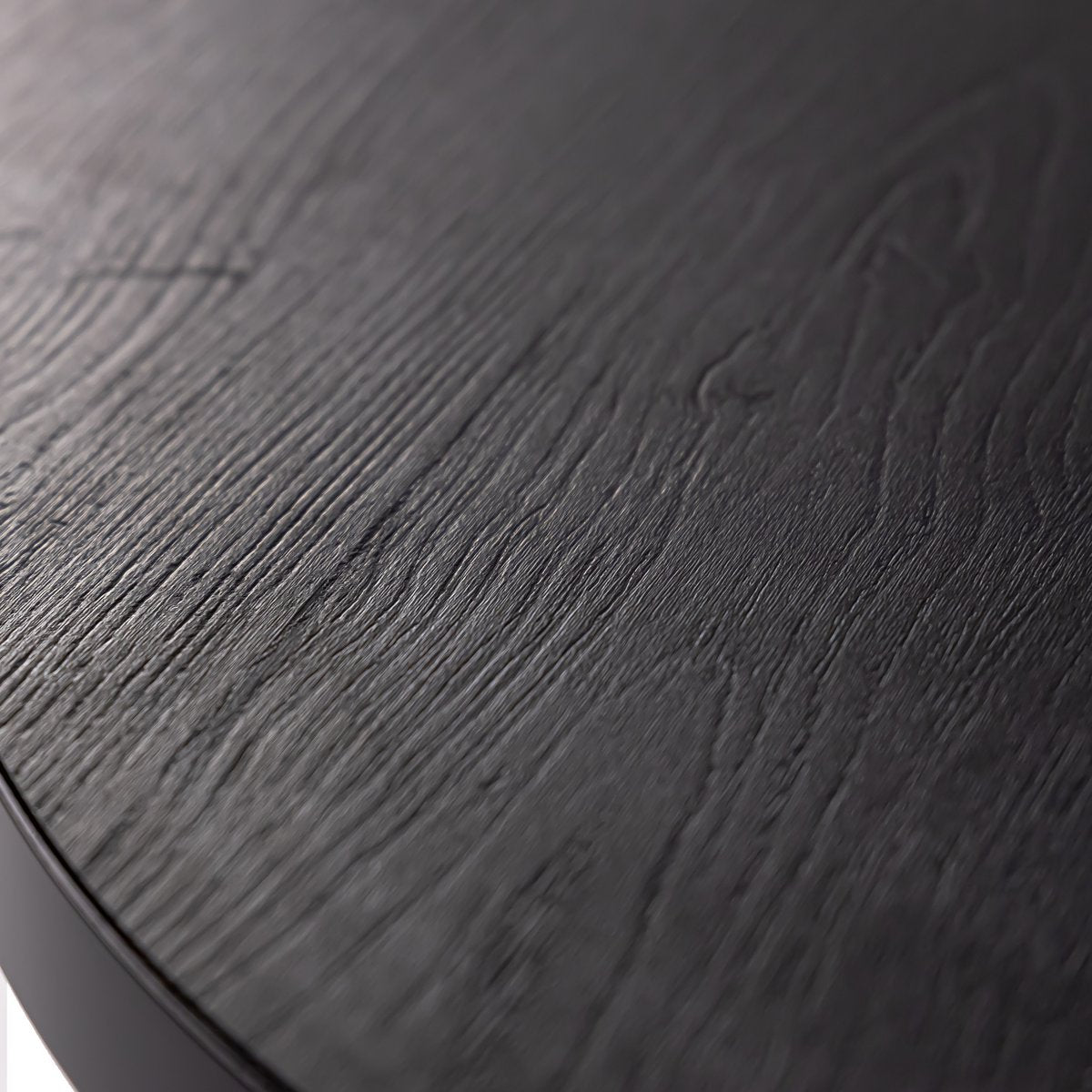 Stalux Oval dining table 'Mees' 240 x 110cm, color black / black oak