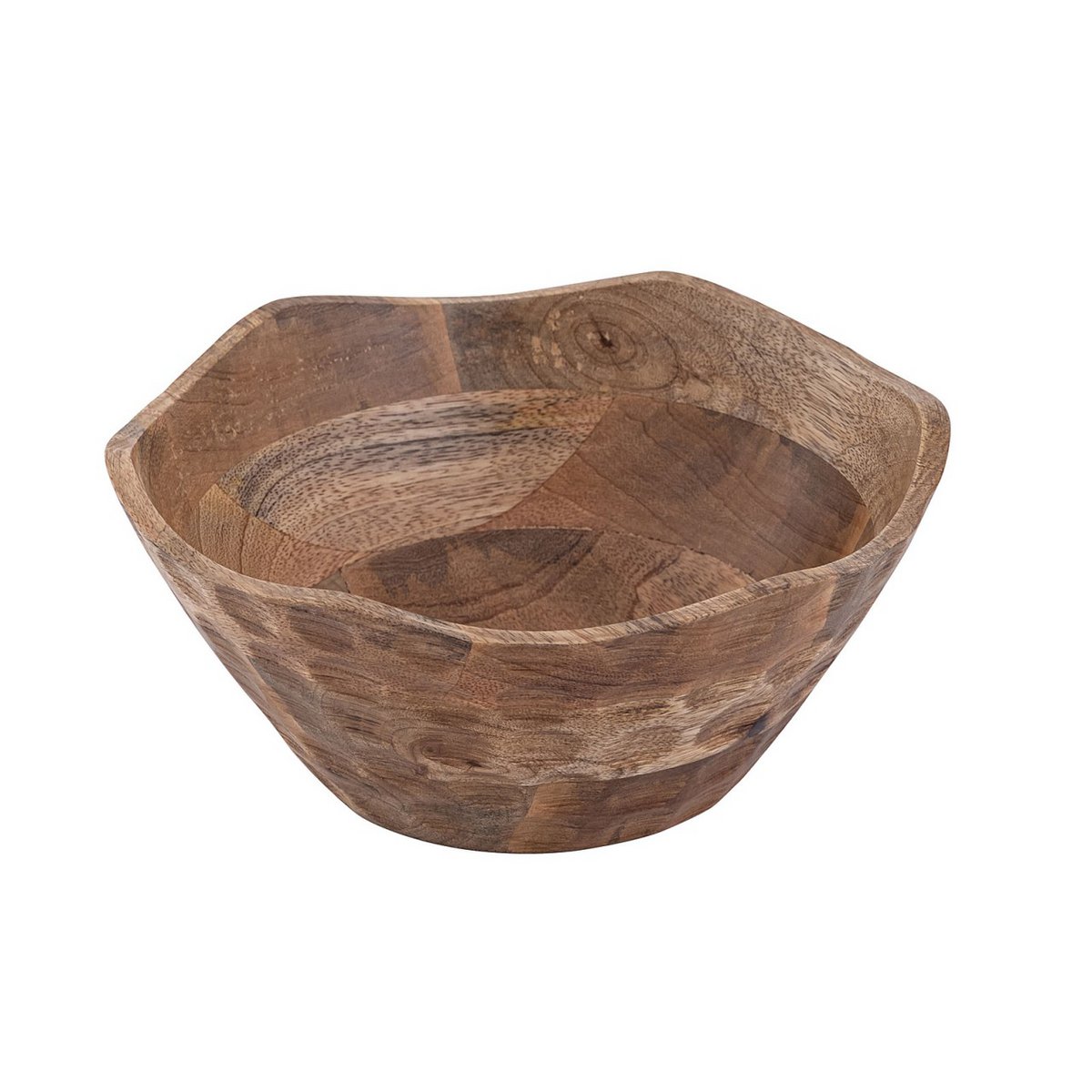 Decorative bowl wooden bowl ø25 or 30cm H6cm round Origin plain solid mango wood