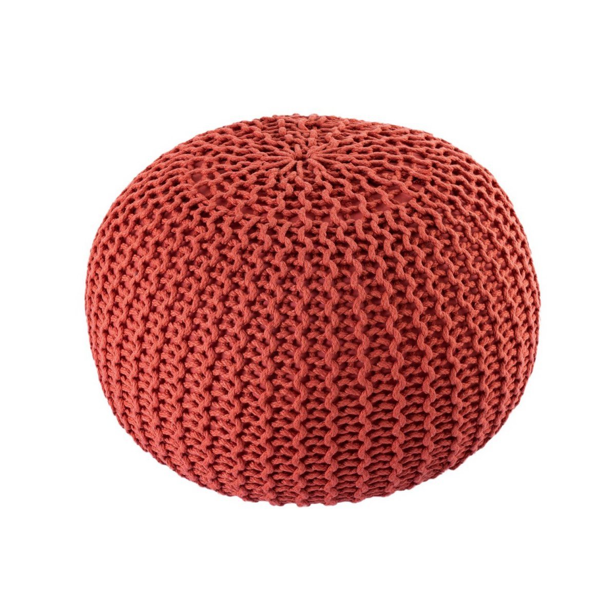 Seat pouf ø55cm pouf knitted stool knitted pouf PREMIUM indoor patio pool garden sustainable