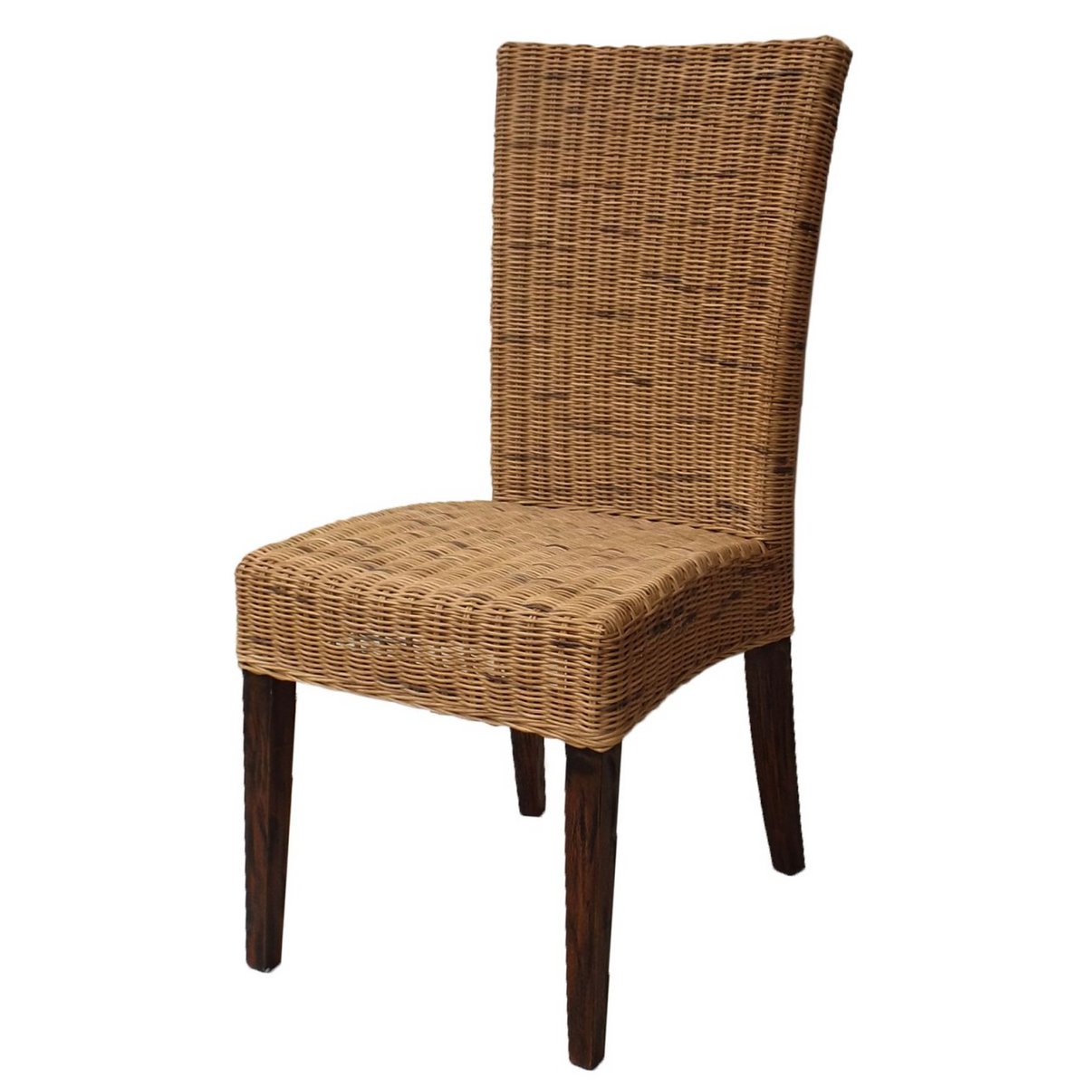 Dining room chair rattan chair winter garden wicker chair Cardine cabana brown