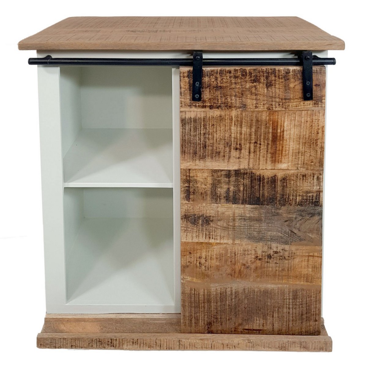 Bar cabinet W 72 H 80 cm wine rack wine cabinet house bar wine bar sideboard California white mango wood