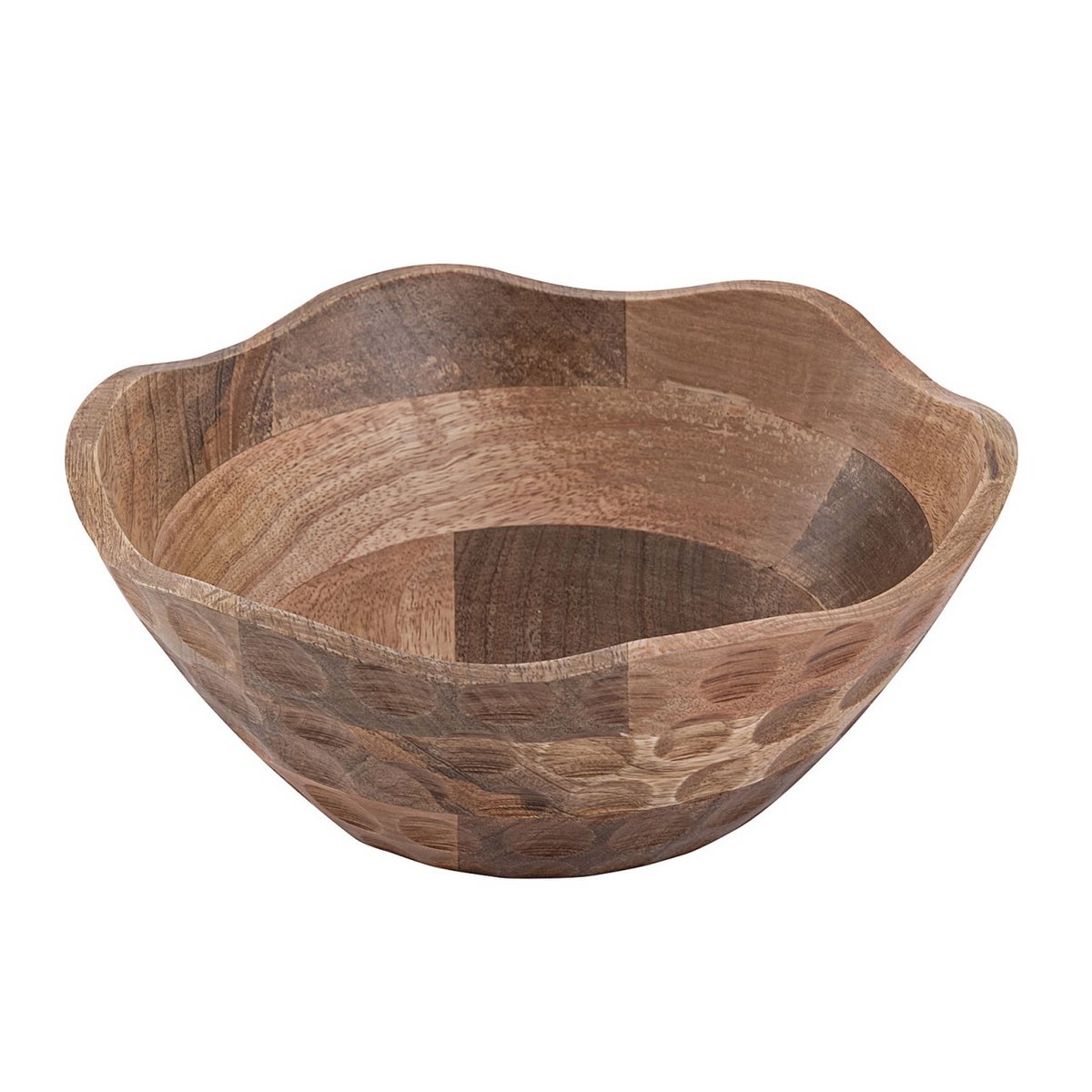 Decorative bowl wooden bowl ø25 or 30cm H6cm round Origin plain solid mango wood