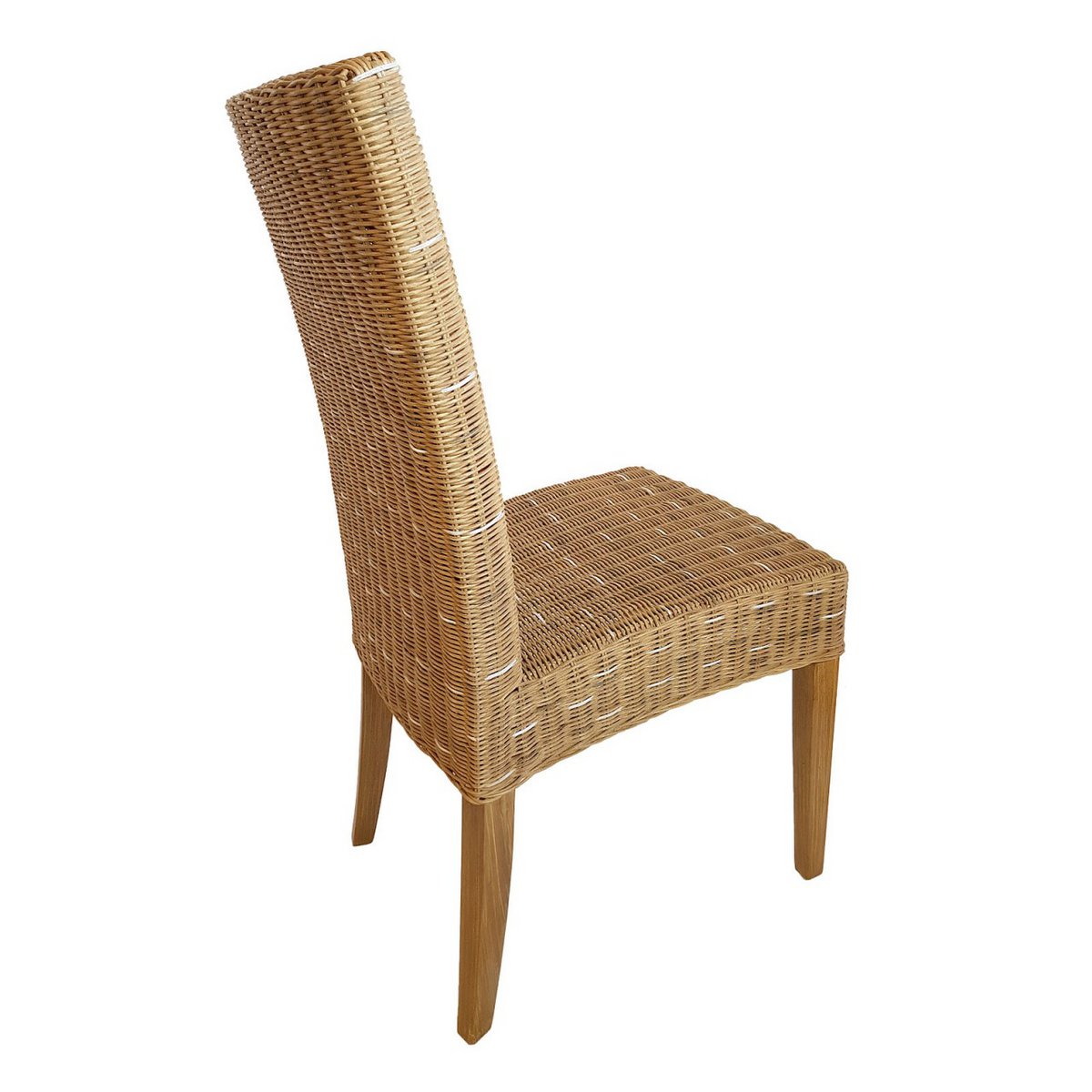Dining room chair rattan chair winter garden chair wicker chair Cardine cappuccino natural