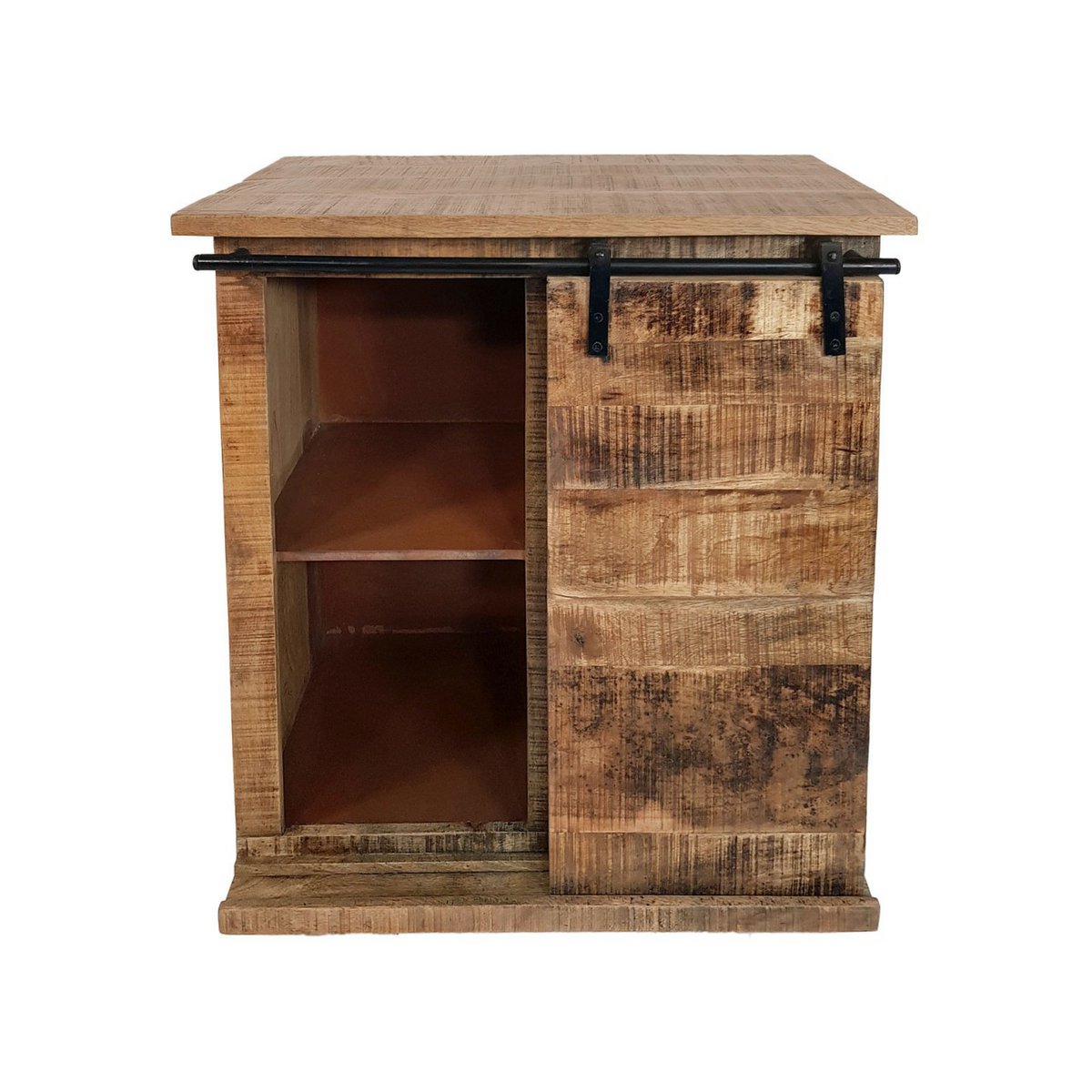 Wine rack W 72 H 80 cm wine cabinet house bar wine bar bar cabinet sideboard California natural mango wood