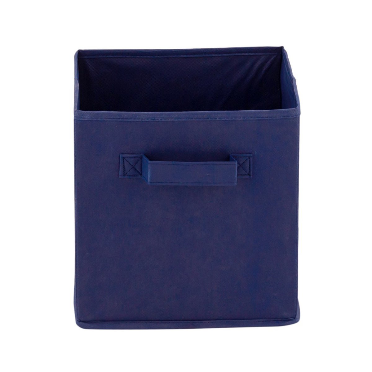 Foldable storage boxes 28x27x27 cm pack of 6 square storage boxes