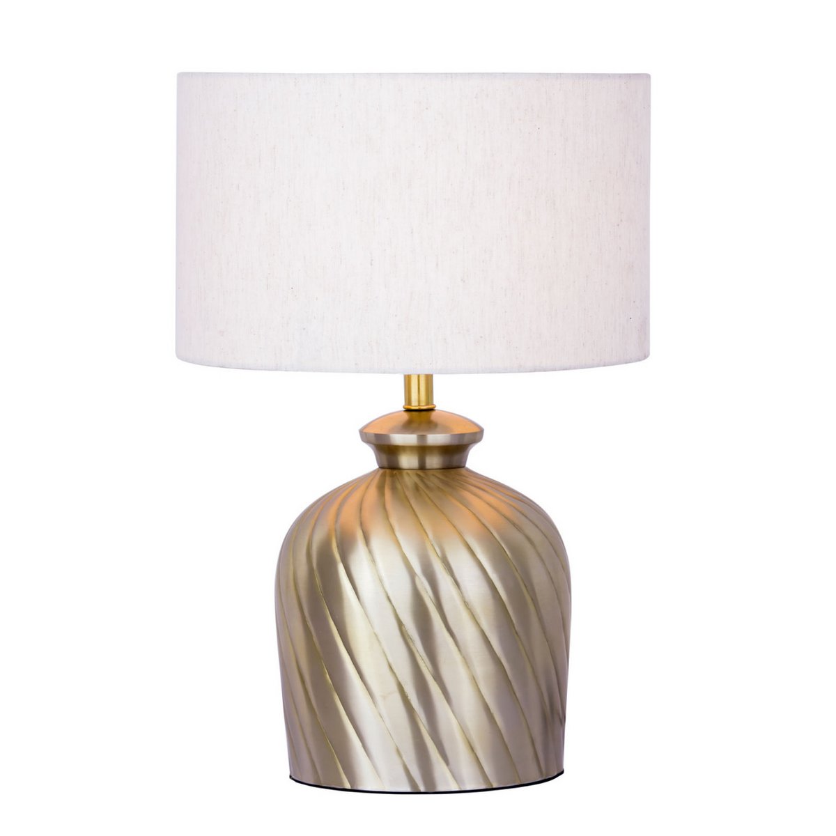 Table lamp bedside lamp ø 30 x H 52 cm table lamp decorative lamp metal base gold silver