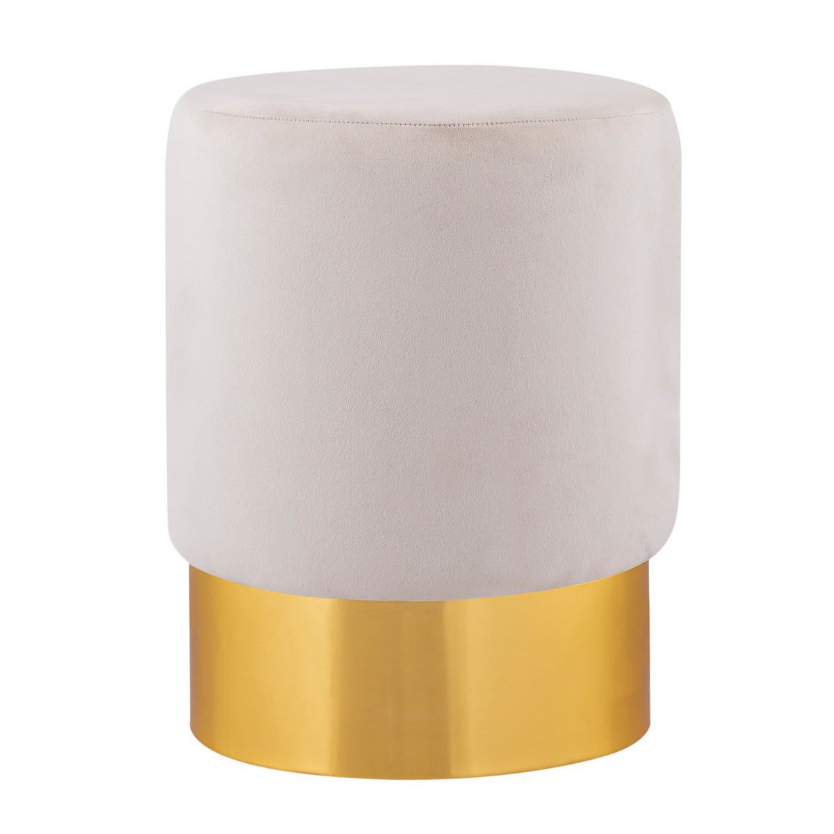 Velvet stool 2nd choice velvet pouf Ø 31 H 43 cm stool pouf velor stool can hold up to 150 kg