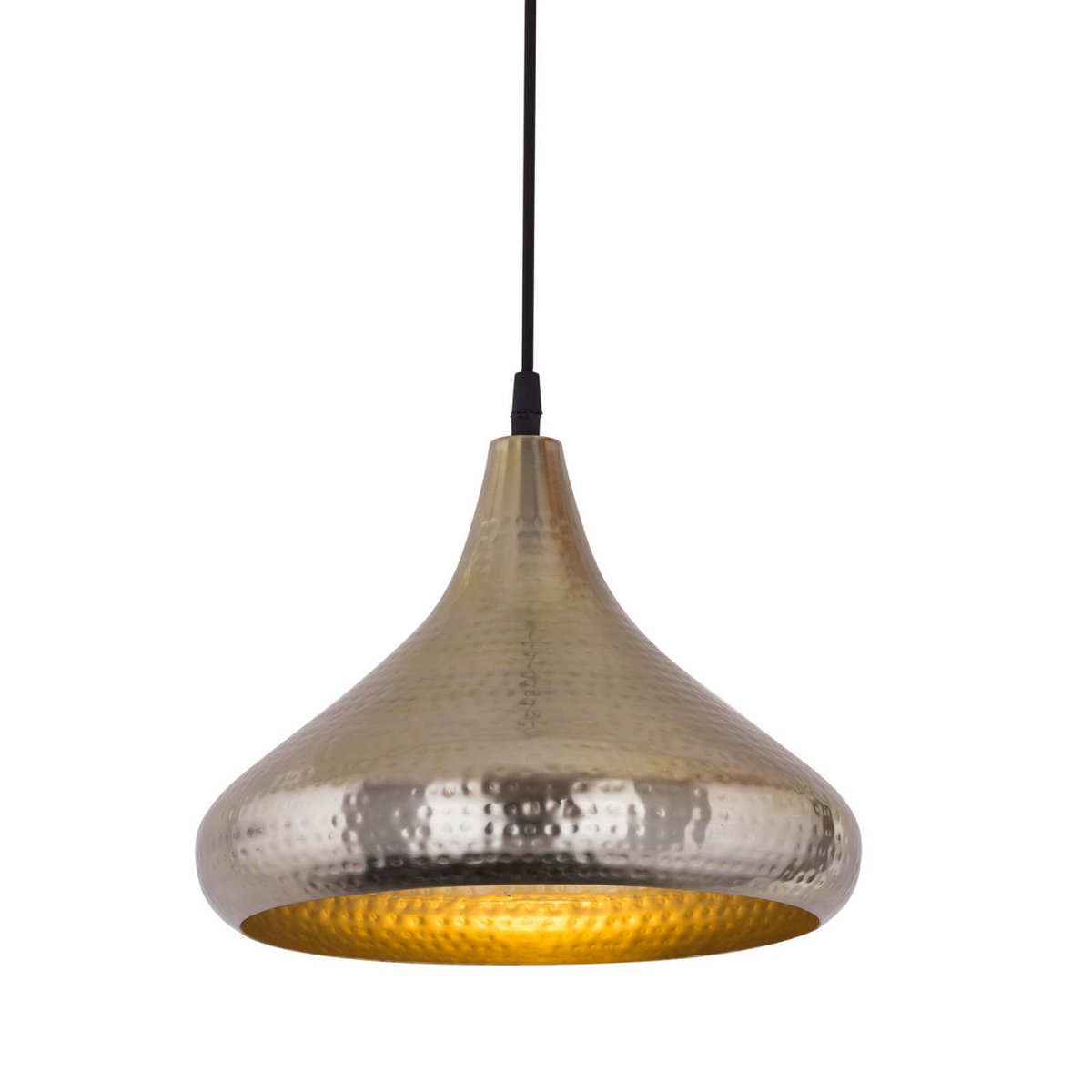 Hanging lamp pendant light metal hanging light dining table ceiling lamp teardrop shape gold/silver vintage