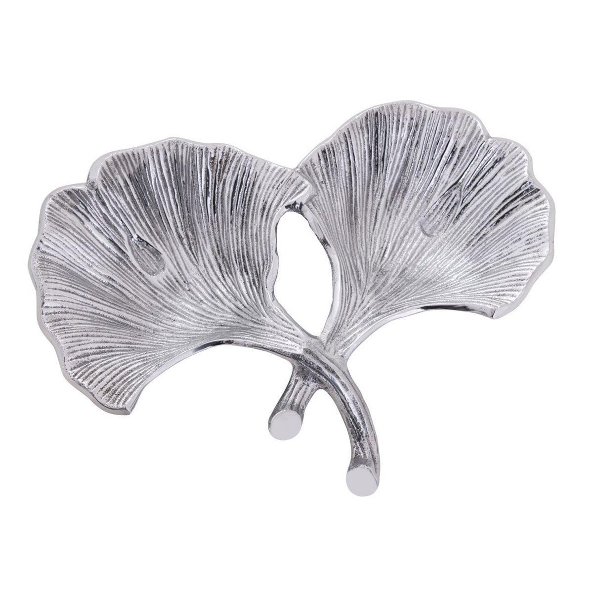 Decorative bowl bowl Masterbox 18-piece aluminum ginkgo 2 leaves gold or silver leaf bowl