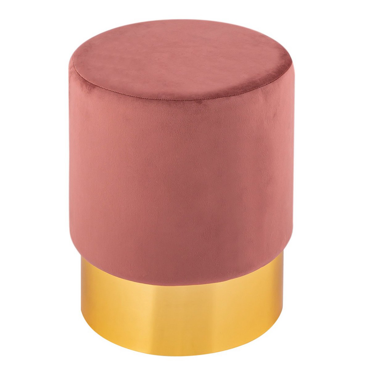 Velvet stool 2nd choice velvet pouf Ø 31 H 43 cm stool pouf velor stool can hold up to 150 kg