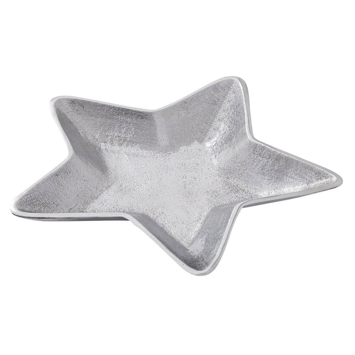 Decorative bowls star set of 2 Starlight gold or silver Christmas decoration aluminum
