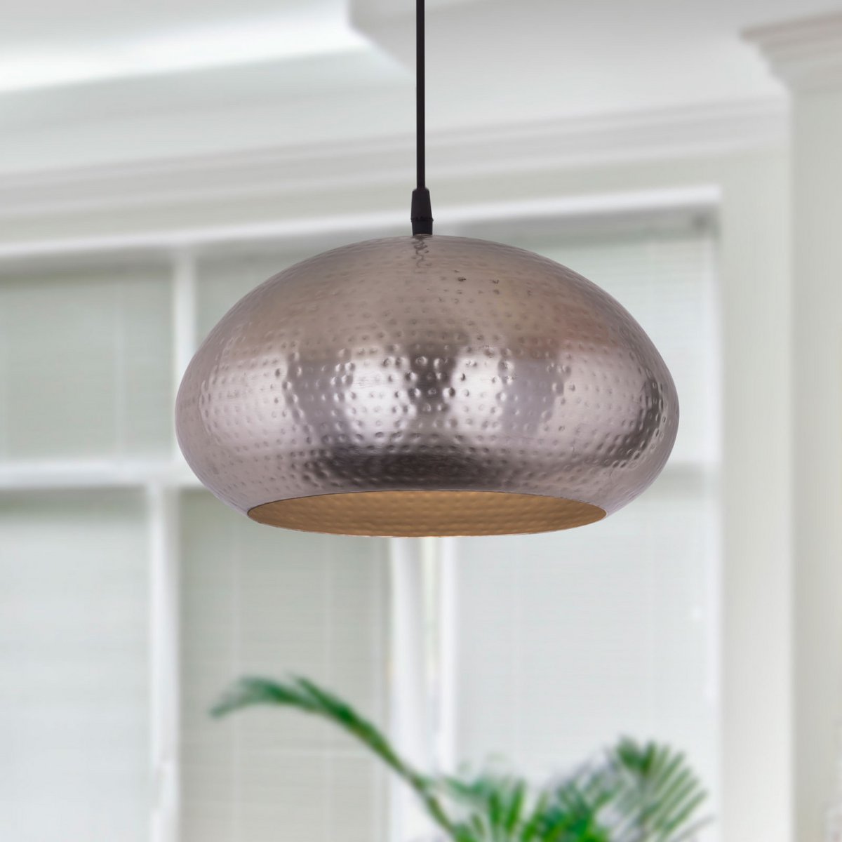 Hanging lamp pendant lamp hanging lamp metal dining table ceiling lamp hemisphere gold/silver vintage
