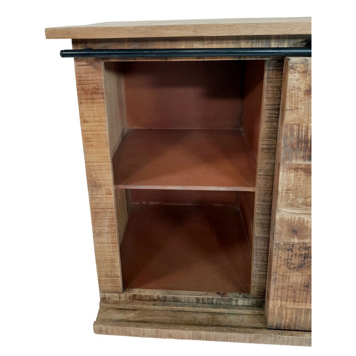 Wine rack W 72 H 80 cm wine cabinet house bar wine bar bar cabinet sideboard California natural mango wood