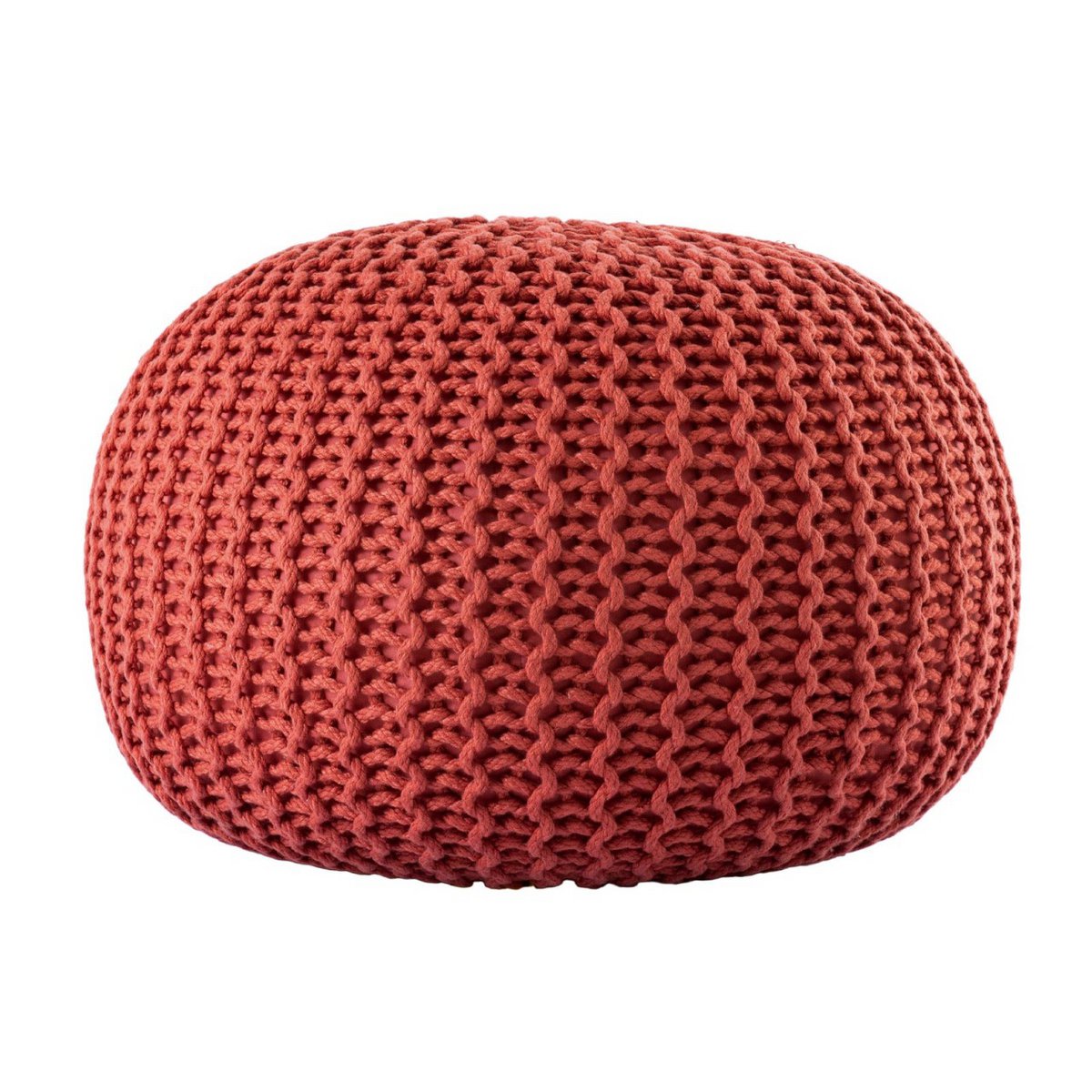 Seat pouf ø55cm pouf knitted stool knitted pouf PREMIUM indoor patio pool garden sustainable