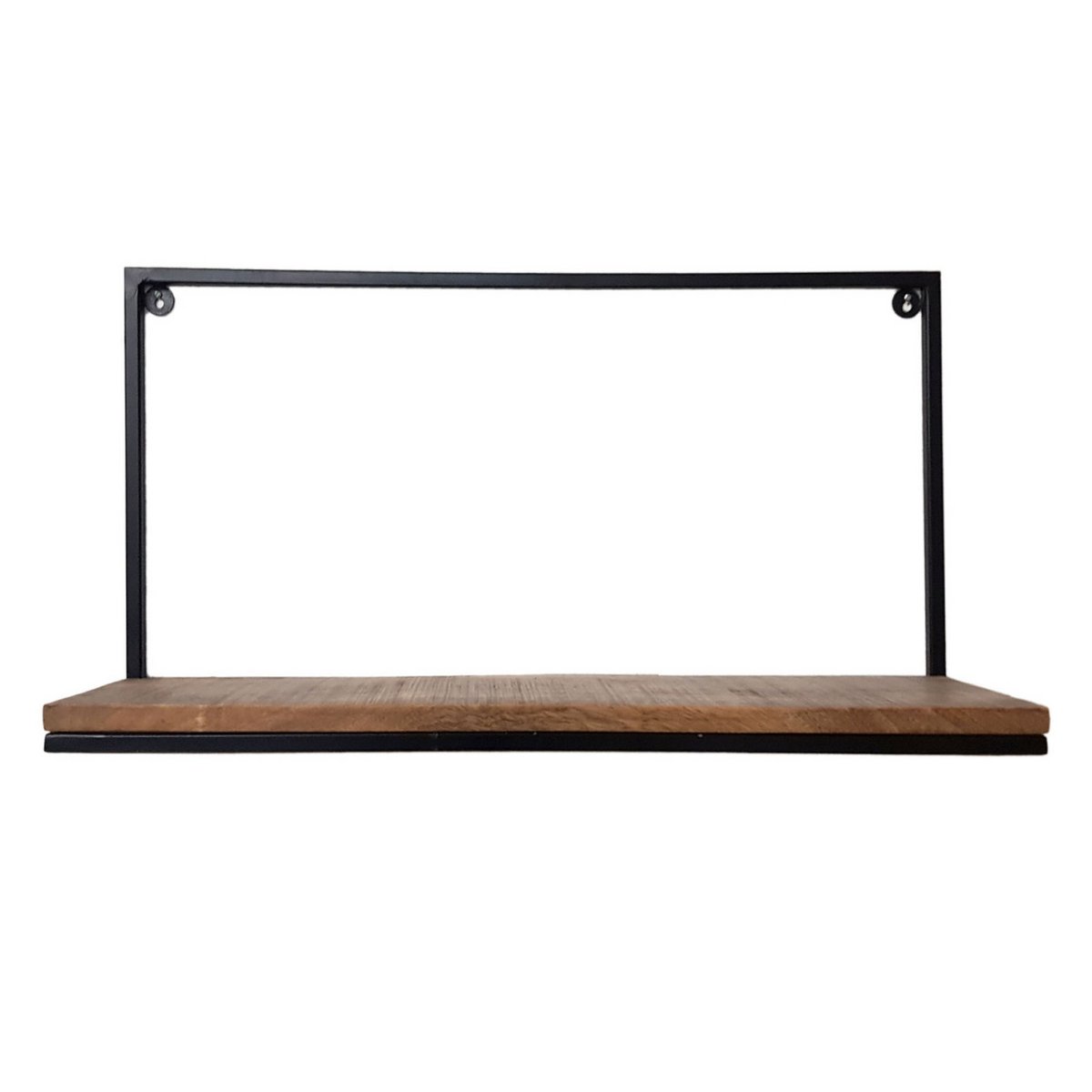 Book shelf wall shelf bookcase 75 x 40 x 20 cm Liverpool metal frame matt black