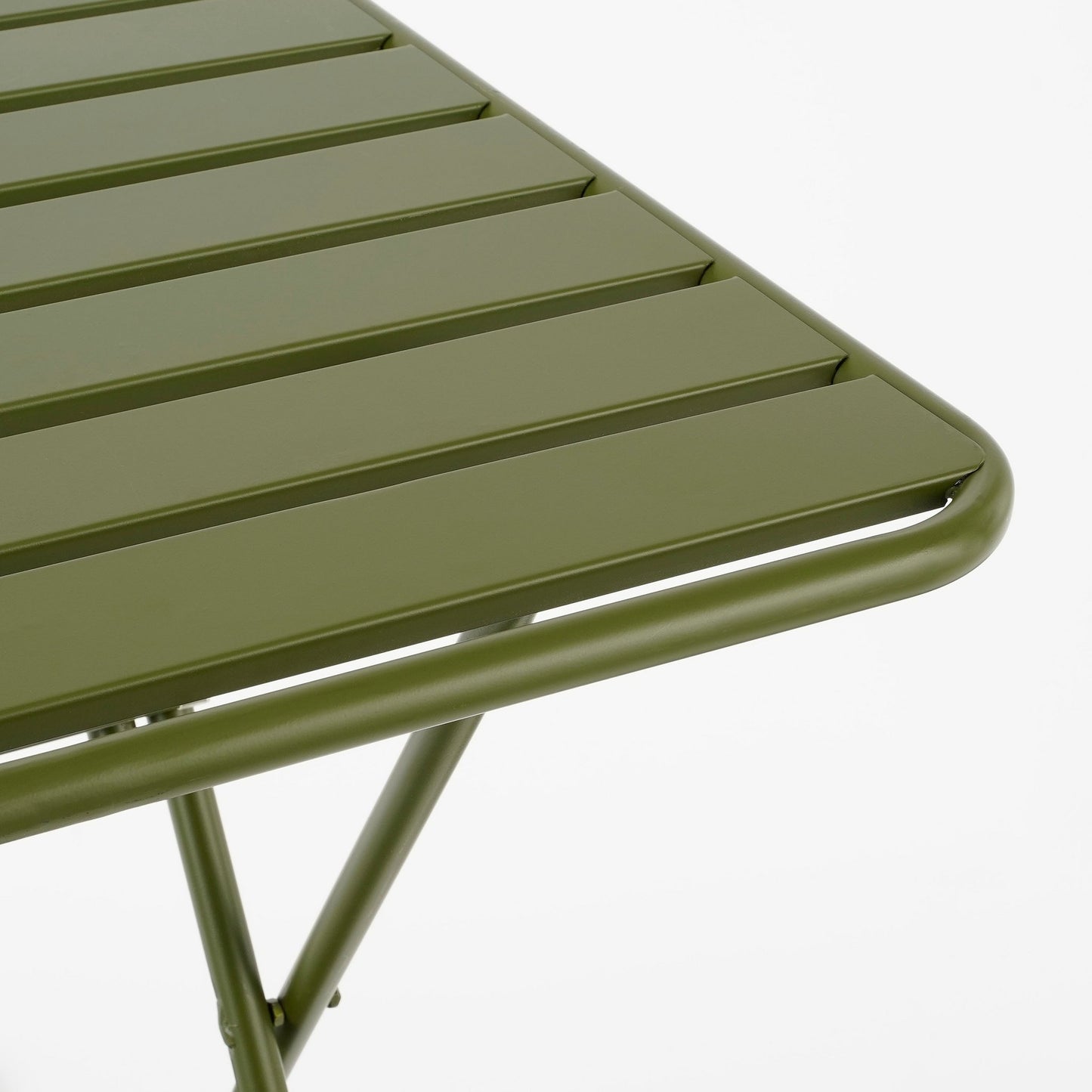 Evita Bistro set - L60 x W60 x H74.5 cm - Metal - Dark green