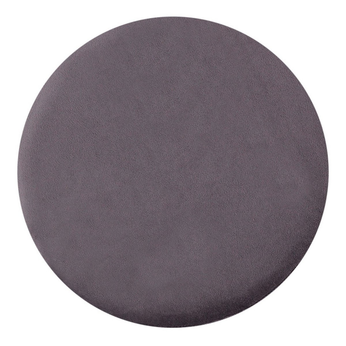 Velvet stool 2nd quality stool velvet pouf Ø 32 H 38 cm pouf velor with feet rose iron gold