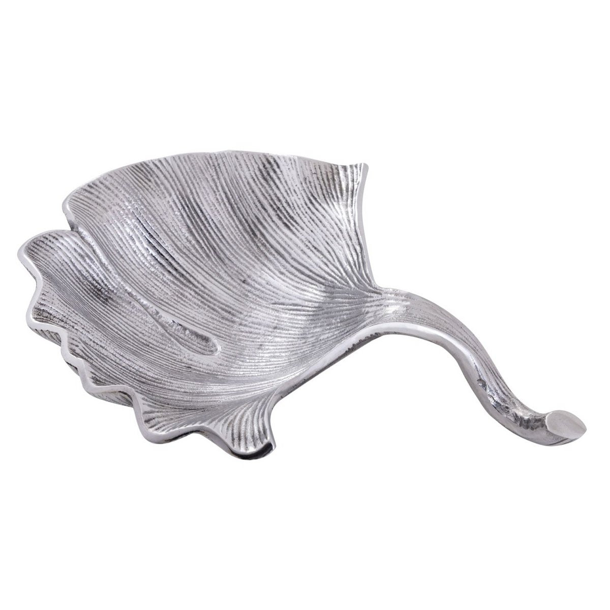 Decorative bowl bowl aluminum ginkgo large gold or silver leaf bowl