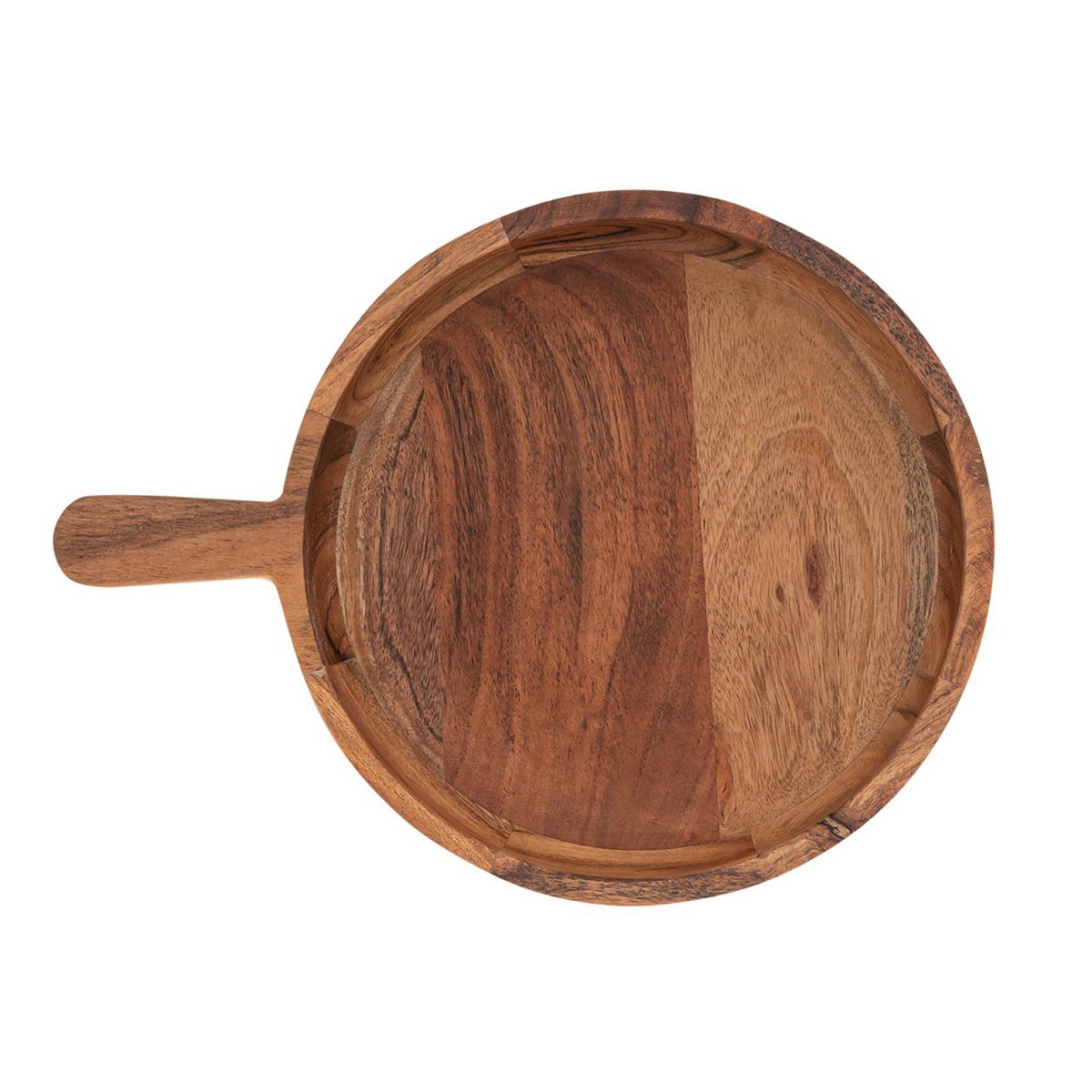 Wooden pan decorative pan wood 32x25cm bowl solid acacia
