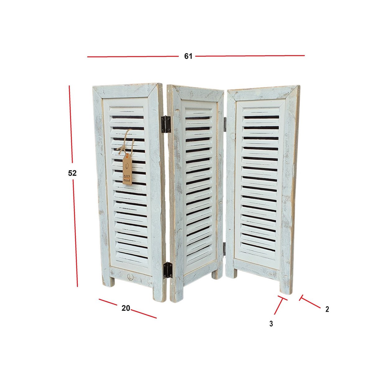 home deco old dutch shutter 52 - white