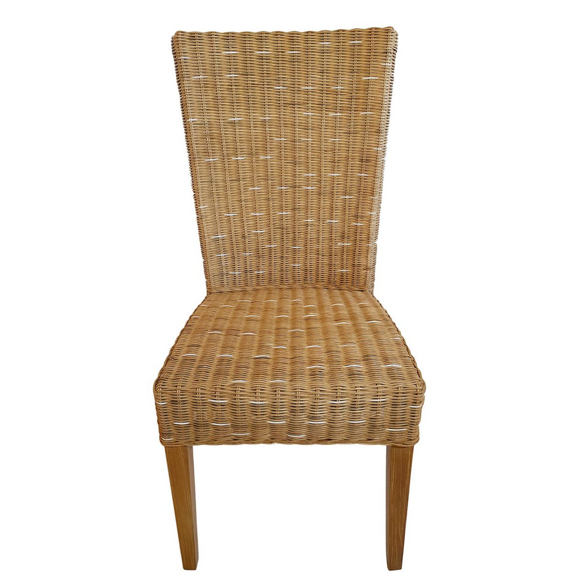 Dining room chair rattan chair winter garden chair wicker chair Cardine cappuccino natural