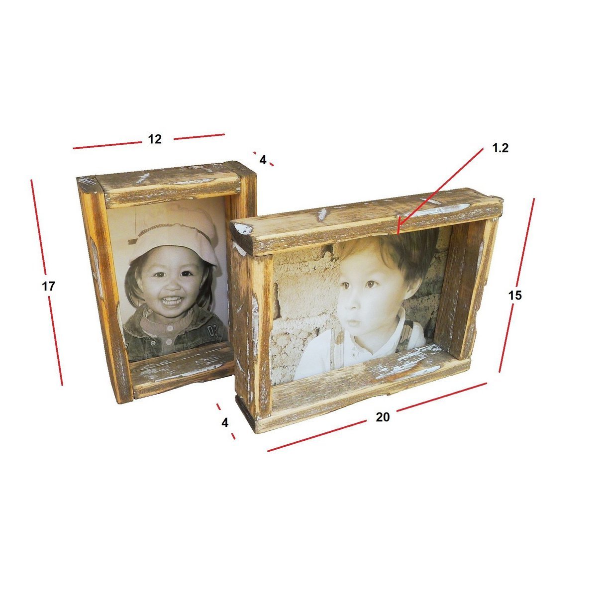 home deco old dutch deep photo set 2x
