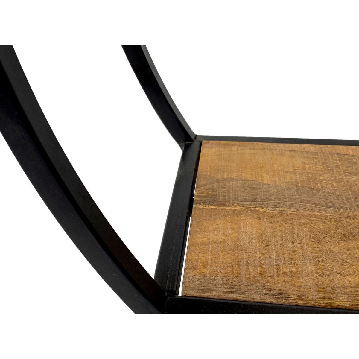 Wall shelf hanging shelf books shelf bookshelf 80 x 80 x 25 cm Bolton metal frame matt black