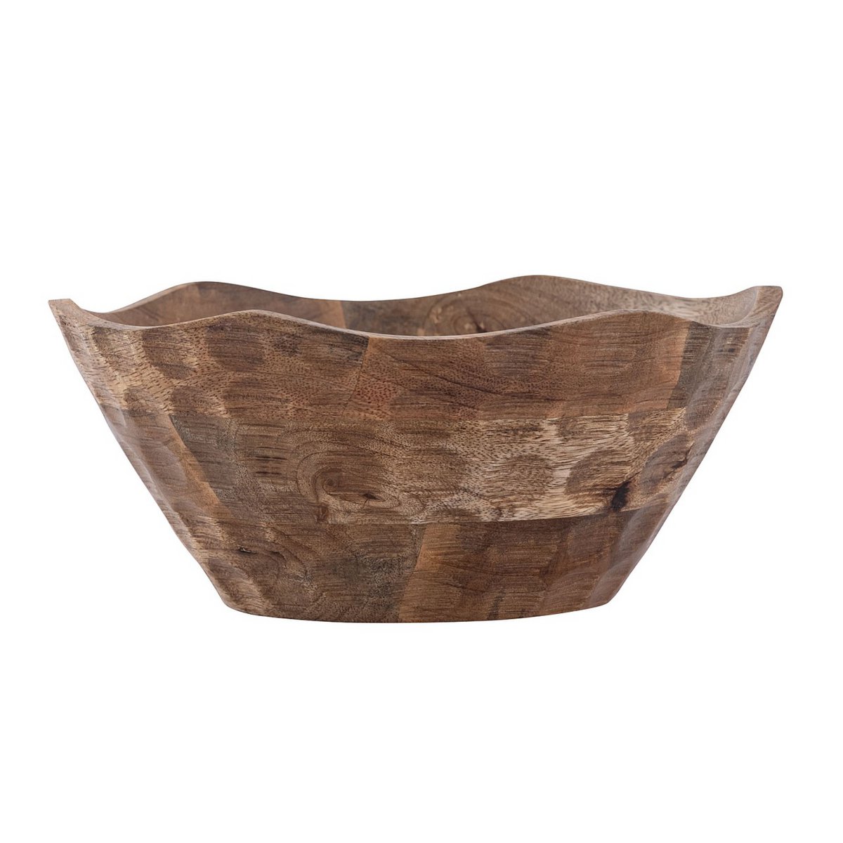 Decorative bowl wooden bowl ø25 or 30cm H6cm round Origin plain solid mango wood