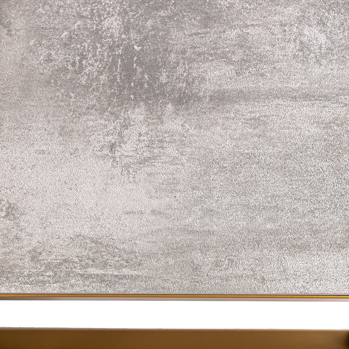 Stalux Coffee table set 'Lisa' 65 and 50cm, color gold / concrete