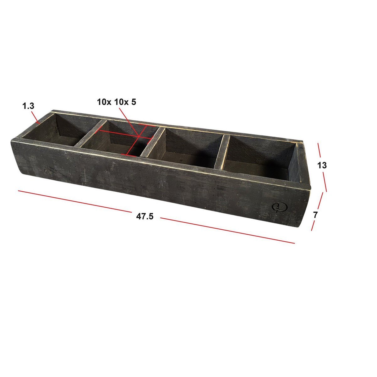 candle hold black berlin plain half high 1 4pcs