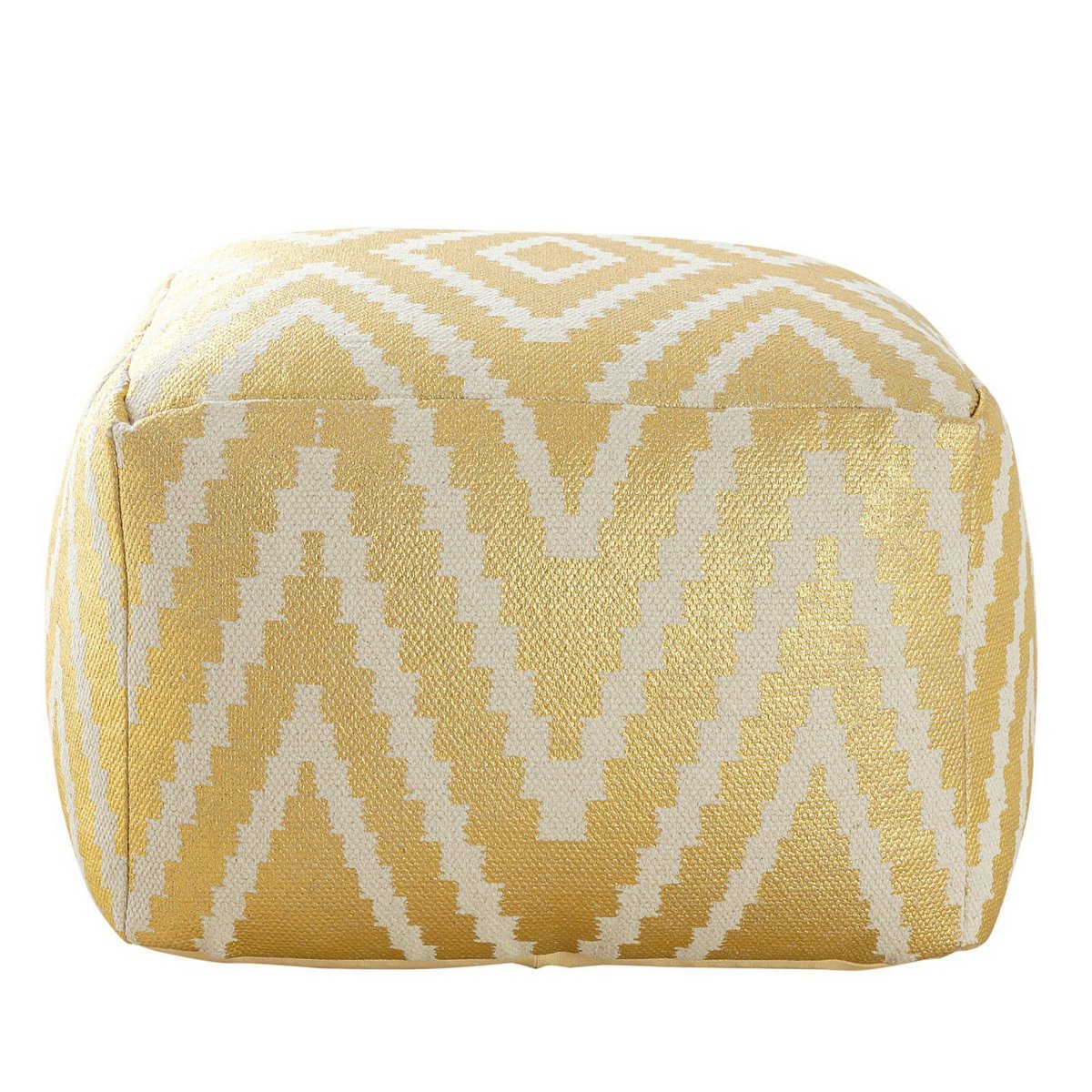Cube seat footstool stool 55x37x55 cm pouf kilim floor cushion Peru black taupe yellow turquoise
