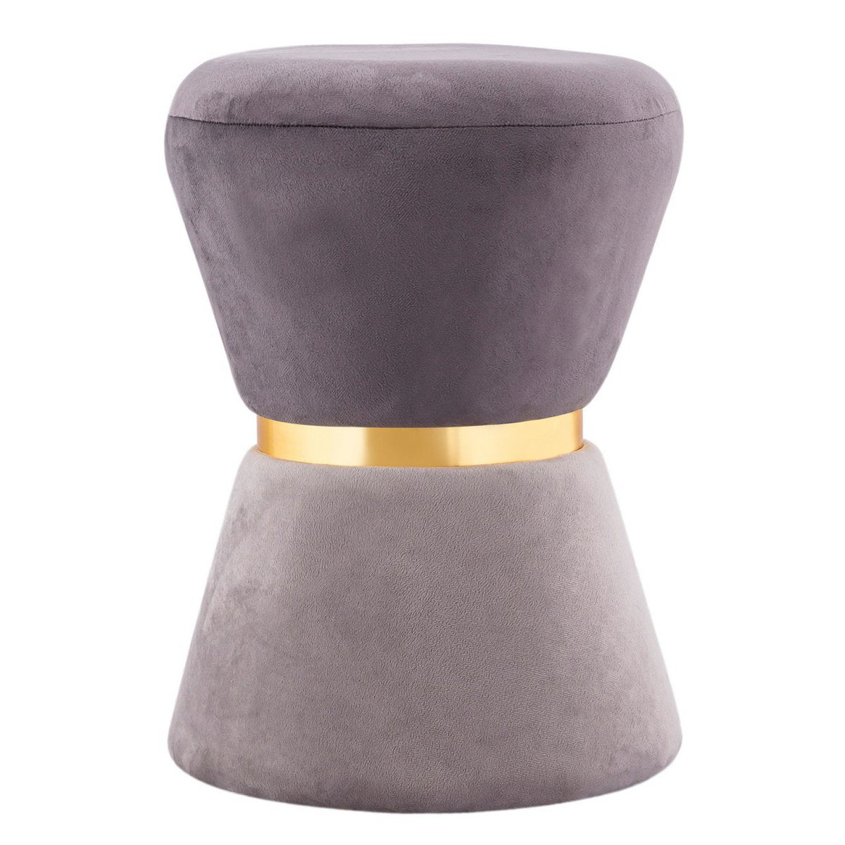 Velvet stool Ø 32 H 42 cm waisted 2nd choice stool velvet pouf velor stool up to 150 kg