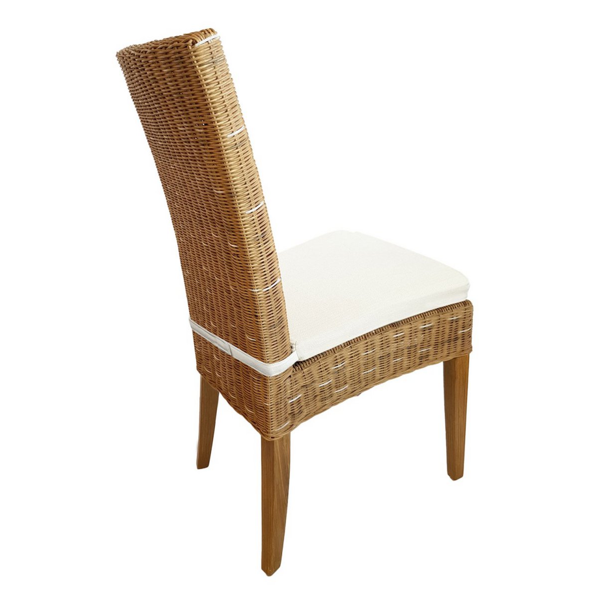 Dining room chairs rattan chairs winter garden chairs wicker chairs Cardine 4 pieces chair capuccino