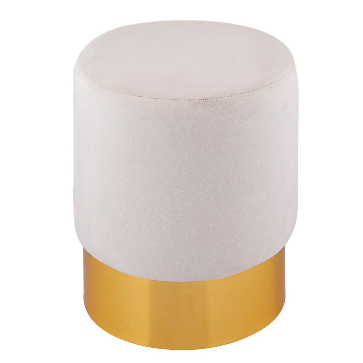 Velvet stool 2nd choice velvet pouf Ø 31 H 43 cm stool pouf velor stool can hold up to 150 kg
