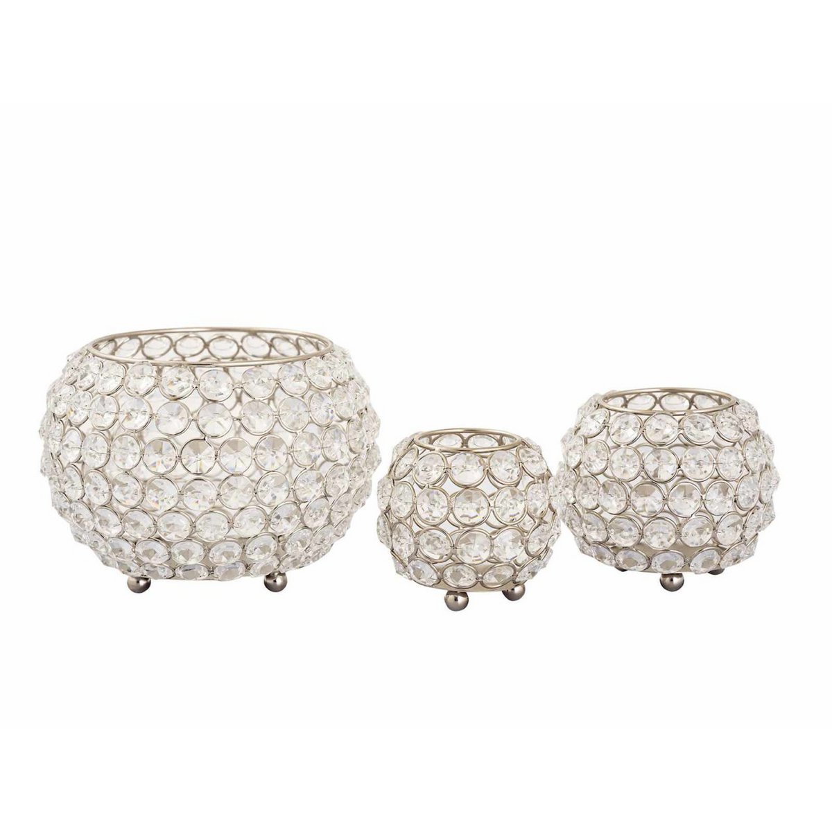 Candle holder 24-piece set 3 x 8 VE tealight holder Crystal candlestick gold o. silver Vintage Kris