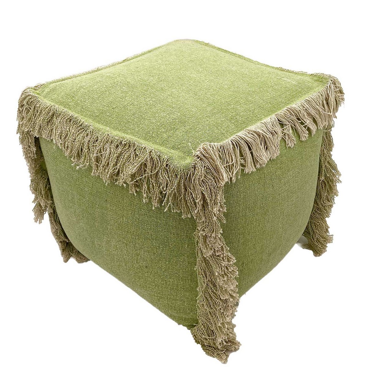 Floor cushion 2nd choice stool pouf 40x40 cm cube seat pouf footstool stonewashed