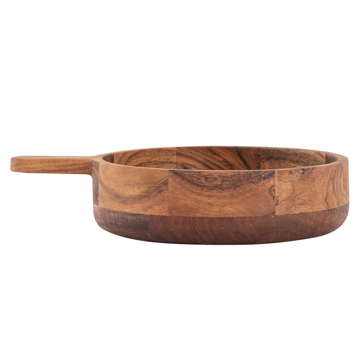 Wooden pan decorative pan wood 32x25cm bowl solid acacia