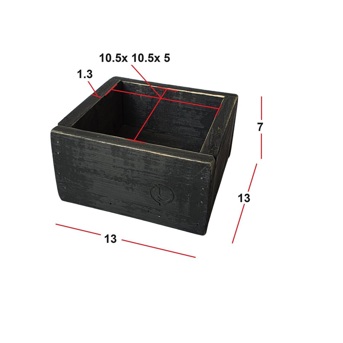 candle hold black berlin plain half high 1 4pcs