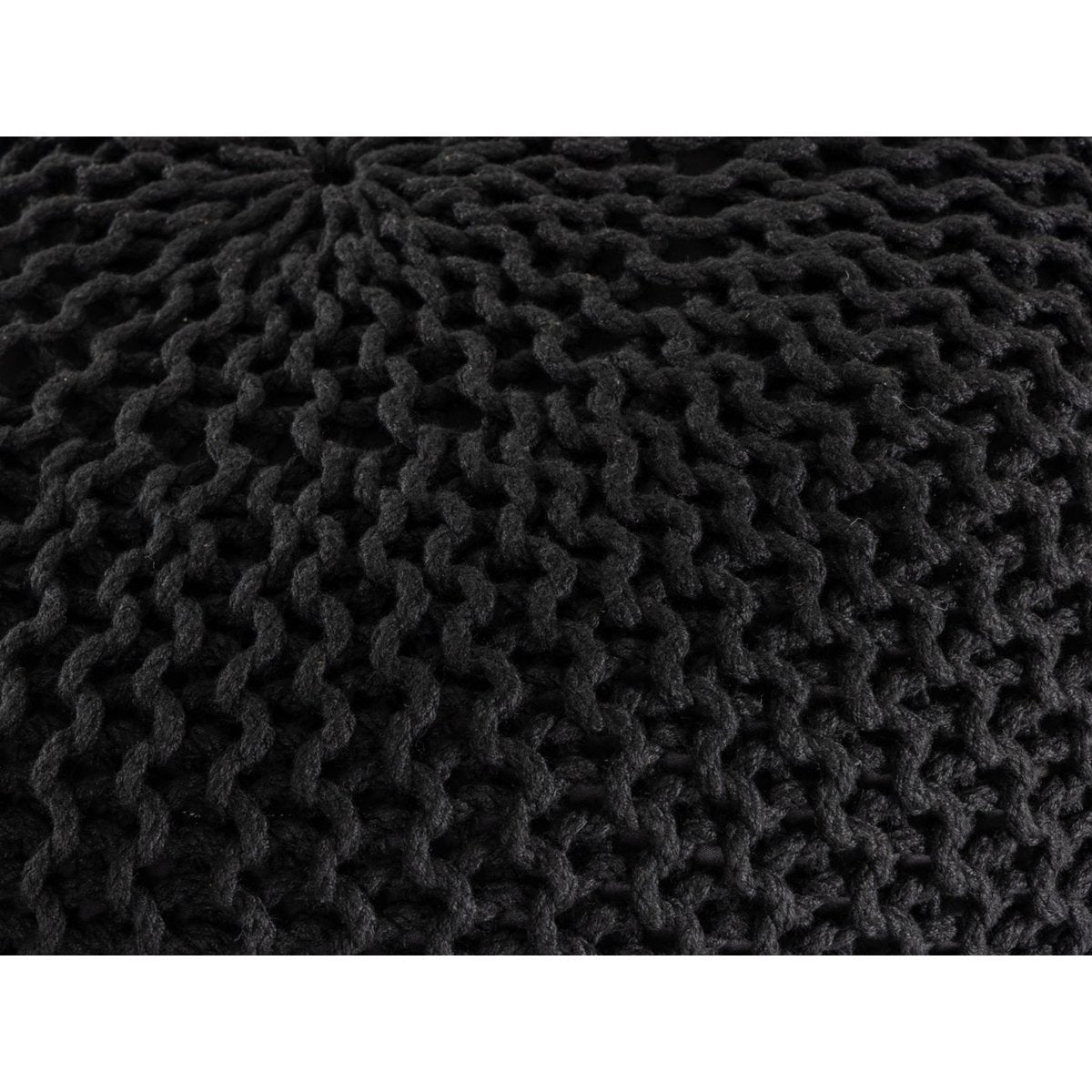 PREMIUM pouf seat pouf knitted stool knitted pouf Ø 55 cm washable inside and outside brilliant colors!