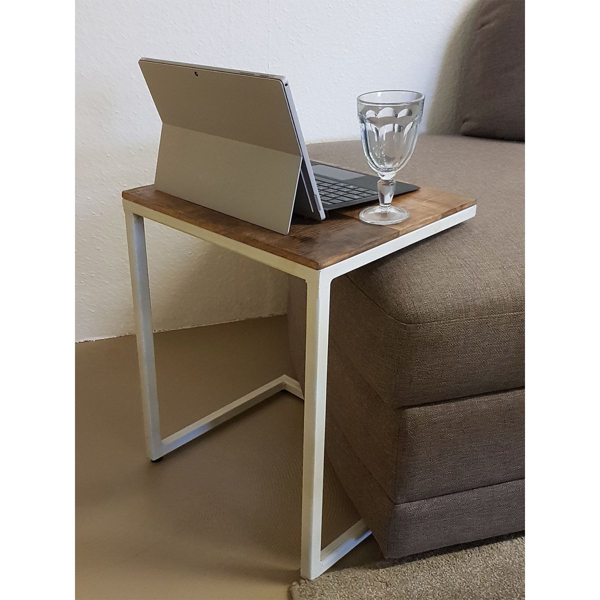 Coffee table set of 2 W 40 H 51 cm living room table set side table Atlanta metal frame