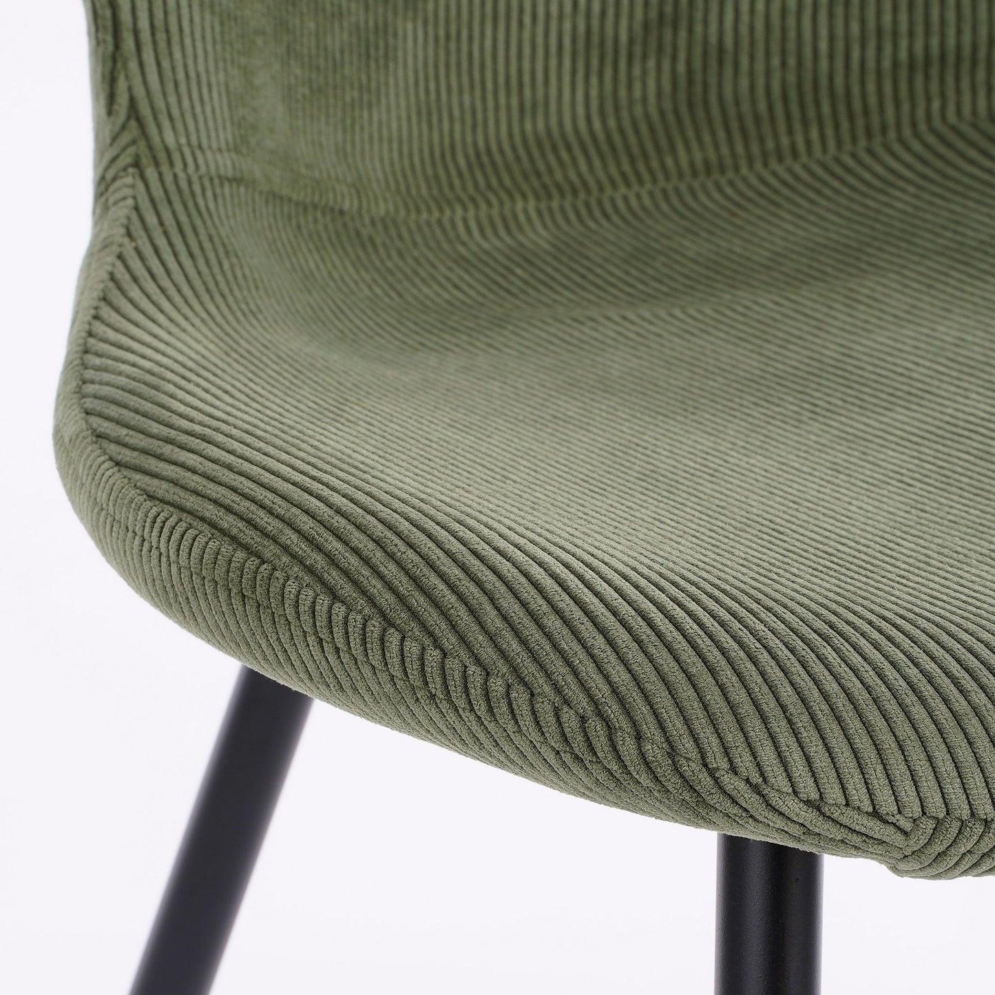 Max Dining chair - Velor - Dark green