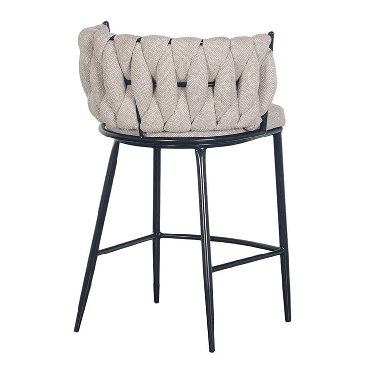 Wave kitchen bar chair beige