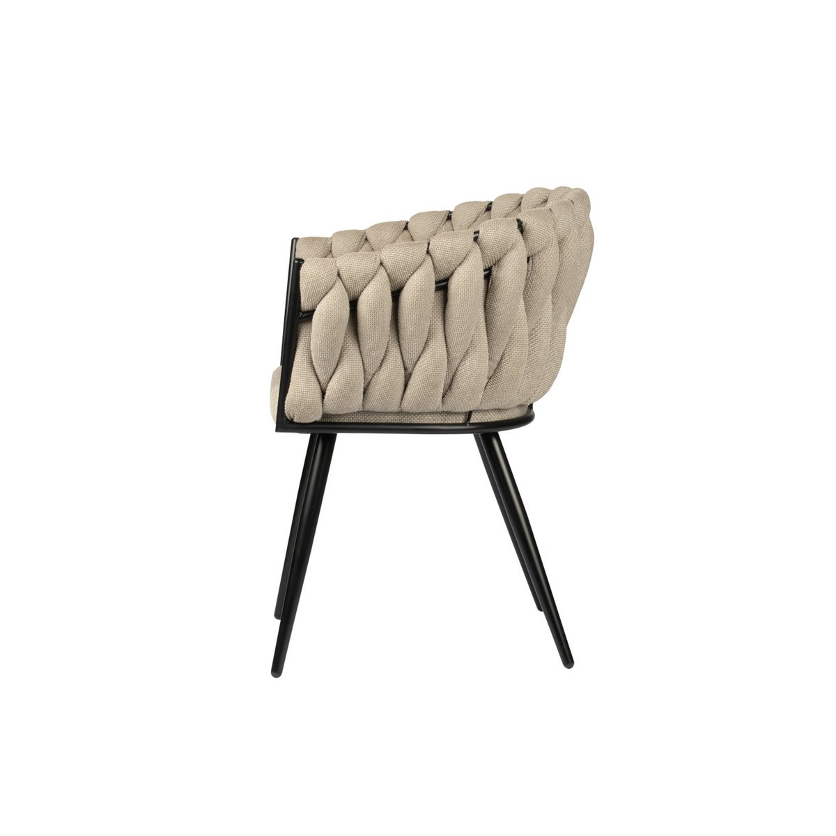 Wave chair beige (Set of 2)