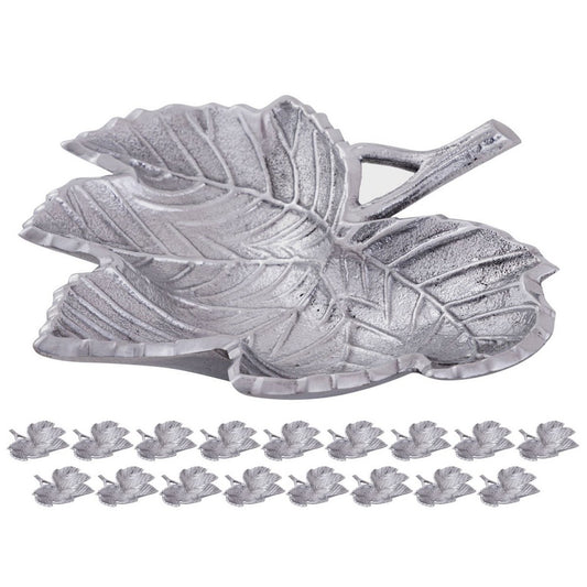 Decorative bowl leaf Masterbox 18-piece bowl aluminum leaf gold or silver leaf bowl